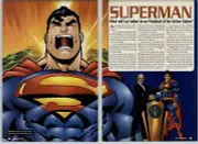 2000 Superman Shakes Hands With President Lex Luthor DC Comics Comic Book Art