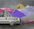 3D Mountain Elk Wallpaper Wall Mural Removable Self-adhesive 1036