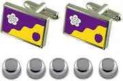[Select Gifts] Shirt Dress Studs Flore City England Flag Cufflinks
