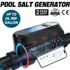 App Remote Control&Titanium Plate Self-Clean WiFi Salt Chlorine Generator 26K Ga