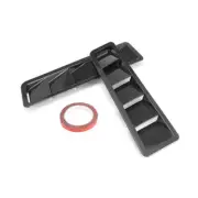 Universal Carbon Fiber Car Hood Vent Cover Trim Bonnet Louver Air Flow Intake