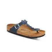 Birkenstock Gizeh Oiled Leather (Navy) Women's Braided Sandals