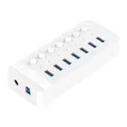 ORICO 7 Port USB 3.0 Charging Station and Hub - White
