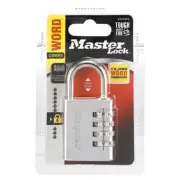 Master Lock WORD Combination Padlock 643DWD, 1-9/16" wide