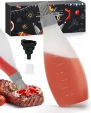 Grilling Gifts for Men Smoker Accessories - Silicone Basting Brush Black