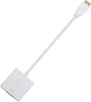 HOMSFOU Video Adapter Converter for High-Definition Display Compatible Computers Laptops Projectors Efficient Signal Transmission No Audio Output