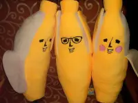 在飛比找Yahoo!奇摩拍賣優惠-///可愛娃娃///~大型18吋正版可愛的香蕉先生可剝皮香蕉