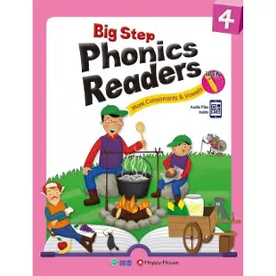 Big Step Phonics Readers 4（附全書音檔 QR CODE） （支援iPEN點讀筆）