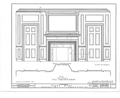 Dean's House,73 Nassau Street,Princeton,Mercer County,New Jersey,NJ,HABS