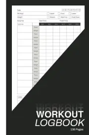 Workout Log Book - Pocket Daily Fitness Planner, Gym Training Tracking Journal,