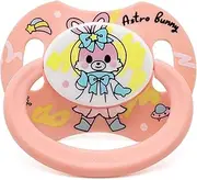 LittleForBig Bigshield Generation-II Adult Sized Printed Pacifiers Astro Pink Bunny Pattern