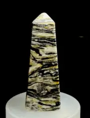 136 Gram Beautiful Natural Dark Chocolate Calcite Tower Crystal From Pakistan