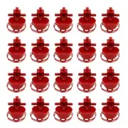 10PCS/20PCS Bird Chicken Water Feeders Plastic Drinking Bowl Automatic Drinker