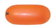 CanDo Inflatable Exercise Straight Roll - Orange - 20" Dia x 43" L (50 cm Dia x
