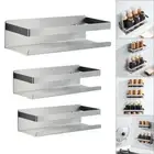 Wall Mounted Spice Rack Organizer Kitchen Seasoning Bottle Shelf