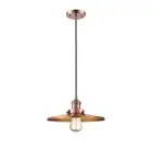 Innovations Appalachian 1 Light 12" Mini Pendant, Copper - 201C-AC-MFR-AC-12