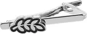 WOFASHPURET Men's Fashion Accessory Clip on Tie Clip Business Tie Pin Silver Metal Elegant Occasions Tie Fixing Clasp Present for