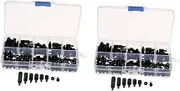 ULTECHNOVO 360 Pcs Nylon Screws Nuts Assortment Kit Replacement for Electronics Components