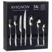 Noritake Avignon 18/10 Stainless Steel 56pce Cutlery Set (BOX 3)