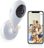 Chatthen Indoor Camera, Tuya WiFi Camara de Seguridad para Casas, 1080P Indoor Security Camera for Baby Monitor, 2-Way Audio, Night Vision, SD/Cloud Storage, Security Camera for Baby Monitoring