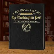 Signature gifts Personalized Football History Book - Sports Fan Gift - A Pro Football History Told Through Newspaper Archive Coverage - Add a Name Gold Foil Embossed for Free