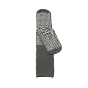 1 Pair Double Sided Anti-Slipper Socks, Non Skid Hospital, Travel 2XL Grey 2194&