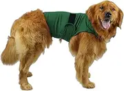 balancepaw Thunder Jacket for Dogs Anxiety Relief, Dog Anxiety Vest Calming Care for Separation, Thunderstorm, Travel, Fireworks, Vet Visits (Green L)