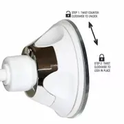 Anti Fog Makeup Mirror Cosmetic Bathroom Screen 360�Spin Suction cup Durable AU
