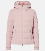 [Moncler] Moncler Quilted cotton terry down jacket UK 16 beige