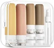 Mrsdry 16 Pack Travel Bottles Set, TSA Approved Leak Proof Silicone Squeezable Containers for Toiletries, Refillable Travel Accessories for Conditioner, Shampoo, Lotion & Body Wash Accessories