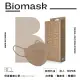 【BioMask杏康安】四層成人醫用口罩-莫蘭迪系列-焦糖奶油-10入/盒(醫療級、韓版立體、台灣製造)