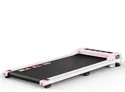 [Black Lord] Walking Pad Treadmill 2-Level Incline with LCD Digital Display, Under Desk Running Machine with 2.3HP Motor, Speaker and Wireless Control, LT9 Series, Pink