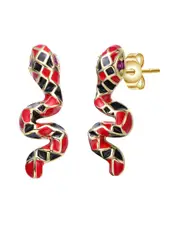 Rachel Glauber 14K Plated Animal Earrings