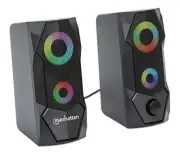 USB Powered RGB Gaming Speakers for Computer Monitor Laptop PC Desktop