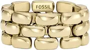 FOSSIL(フォッシル) (FOSAW) Fossil JF047857106 Women's ARDEN WATCH LINKS Gold-Tone Stainless Steel Band Ring, Stainless Steel, No Gemstone