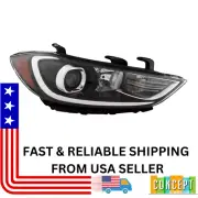 For Hyundai Elantra 2017 2018 Halogen Headlight, with DRL, US/KR BLT Right Side (for: Hyundai)