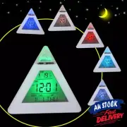 Light LED Lamp Colorful Wake-up Sunrise Alarm Clock Simulation Natural Sounds