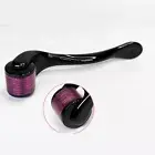 For Skin Care, Beard Hair Growth Derma Roller Titanium Micro Needle Black