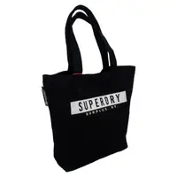 在飛比找momo購物網優惠-【Superdry】現貨 極簡時尚 極度乾燥 百搭黑 帆布包
