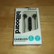 Billboard Wireless Earbuds with Controls and Microphone Mic Black MG507 *NEW*
