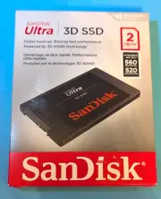SanDisk 2TB Ultra 3D NAND SSD, Internal Solid State Drive - SDSSDH3-2T00-G26