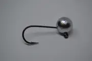 3/16 #4 BALL JIG HEAD NO COLLAR STEEL HEAD HOOK MUSTAD 32833 2X STRONG 50 COUNT