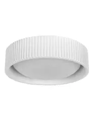Cedar 270mm 1 Light Flush Mount in White