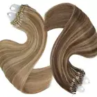 Micro Ring Loop Hair Extensions Micro Beads 100% Remy Human Hair THICK Highlight