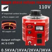 0.5/1/2/3 KVA 110V 0-130V Voltage Regulator Variac Transformer Variable Metered