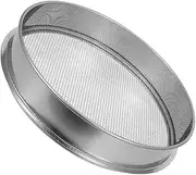 Milisten Stainless Steel Soil Sifter Garden Screen Hand Held for Sifting Peat Moss Compost Potting Soil - 4mm Hole