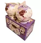 NIB MAXWELL WILLIAMS KIMONO CREAMER JUG & SUGAR BOWL SOFT PURPLE RARE LAST ONE!