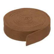 1.2"(3cm) 10 Yards Cotton Twill Tape Cotton Ribbons Bias Binding Tape Coffee