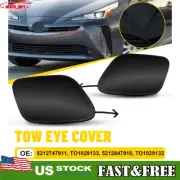Front Right&Left Side Bumper Tow Hook Eye Cap Cover For 2019-2023 Toyota Prius