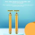 Lift Roller Remove Dark Circles Portable 24k Facial Massage Vibrator Zinc Alloy